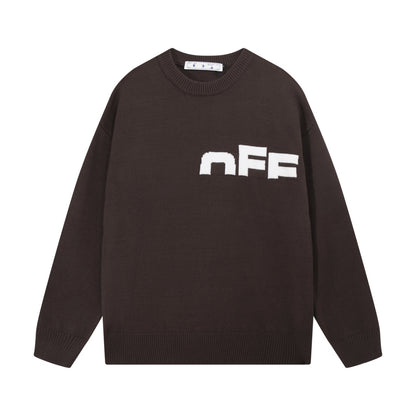 OFF-Whlte Intarsia Knit Sweater#6