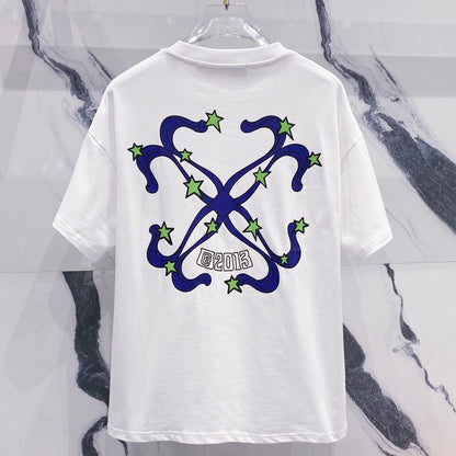 OFF-Whlte Arrow Logo Cotton T-shirt#29