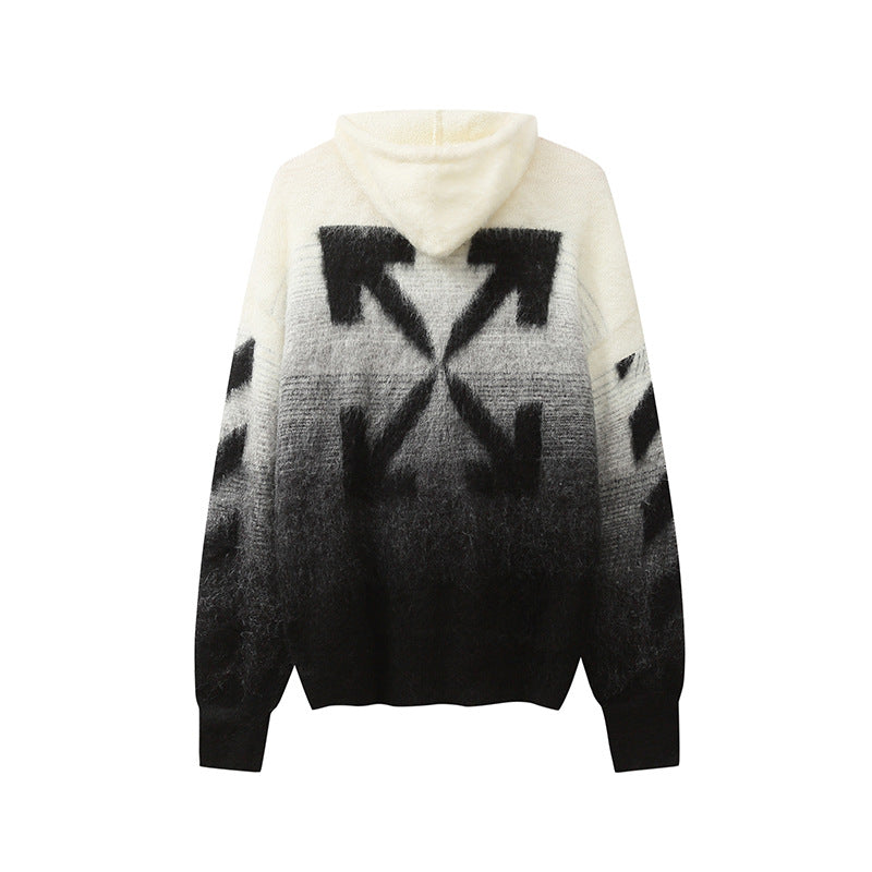 OFF-Whlte Intarsia Knit Sweater#12