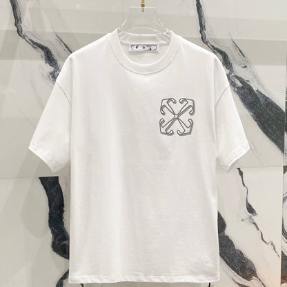 OFF-Whlte Arrow Logo Cotton T-shirt#27