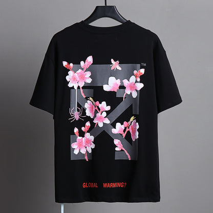 OFF-Whlte Arrow logo print T-shirt#72
