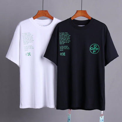 OFF-Whlte Arrow logo print T-shirt#73