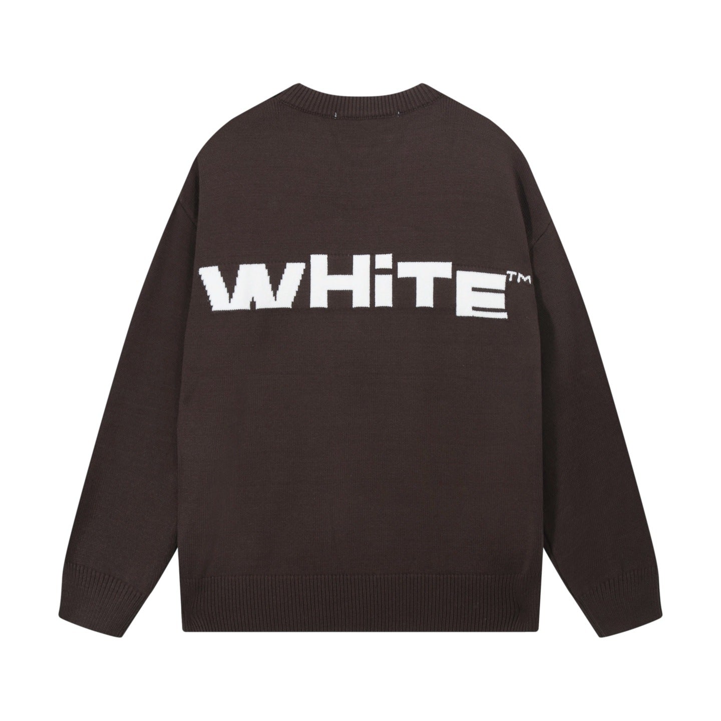 OFF-Whlte Intarsia Knit Sweater#6