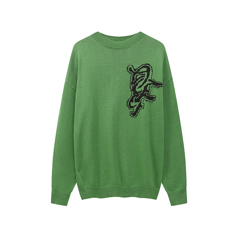 OFF-Whlte Intarsia Knit Sweater#10