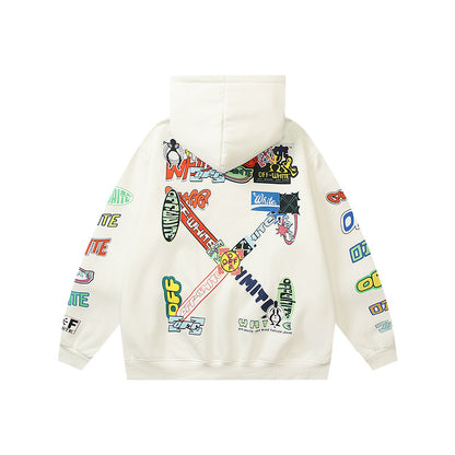 OFF-Whlte Arrow logo sports sweatshirt#37