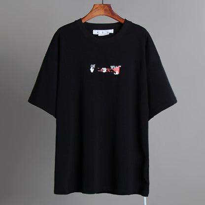 OFF-Whlte Arrow logo print T-shirt#75