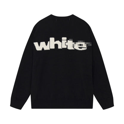 OFF-Whlte Intarsia Knit Sweater#2