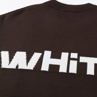 OFF-Whlte Intarsia Knit Sweater#6