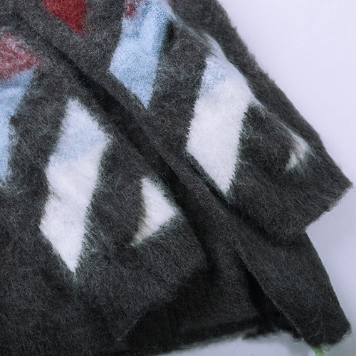 OFF-Whlte Intarsia Knit Sweater#15