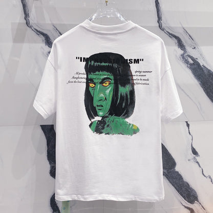 OFF-Whlte Arrow Logo Cotton T-shirt#24