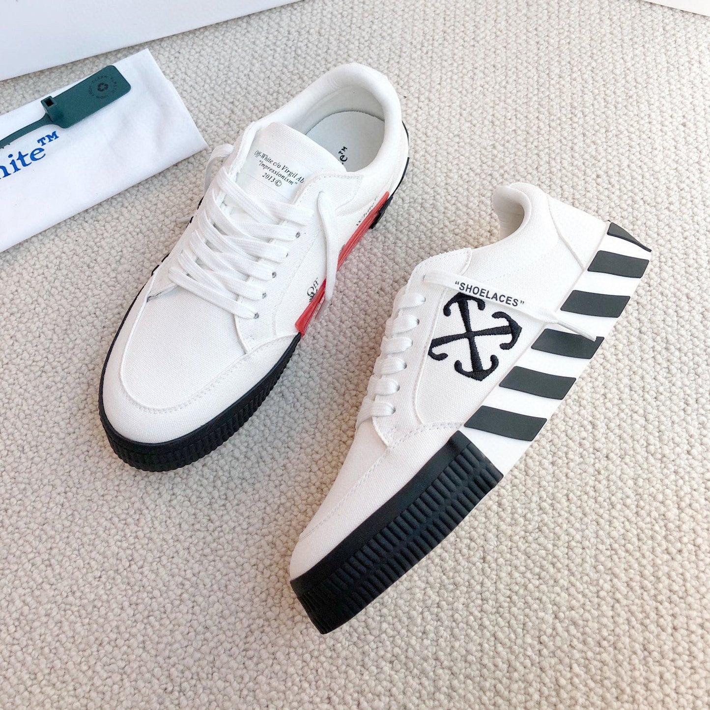 OFF-Whlte Arrow canvas shoes#29