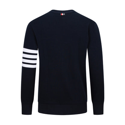 4-Bar Button Cardigan Sweatshirt