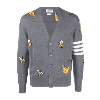 4-Bar Knitted cardigan