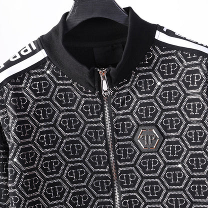 PP Skull Hoodie Jacket Suit