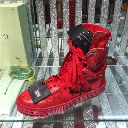 OFF-Whlte Arrow logo high-top sneakers#33