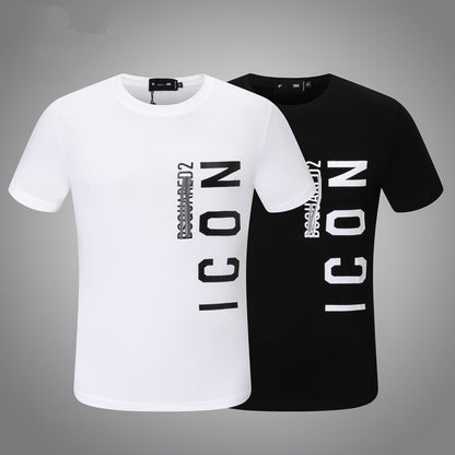 D2 Lettering Cotton T-shirt #32