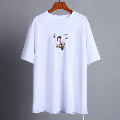 OFF-Whlte Arrow logo print T-shirt#84