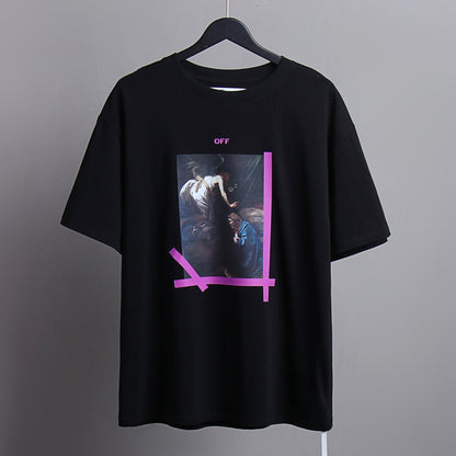OFF-Whlte Arrow Logo Cotton T-shirt#70
