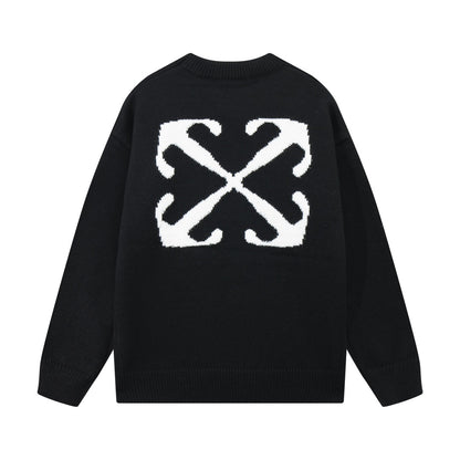 OFF-Whlte Intarsia Knit Sweater#5