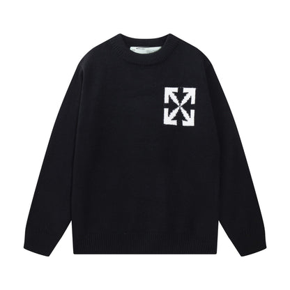 OFF-Whlte Intarsia Knit Sweater#4