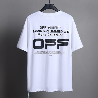 OFF-Whlte Arrow logo print T-shirt#79