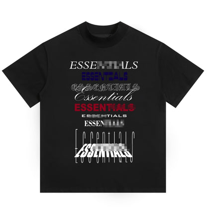 F0G-Letter Printing Cotton T-shirt#7