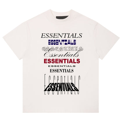 F0G-Letter Printing Cotton T-shirt#7