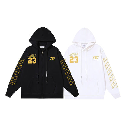 OFF-Whlte Arrow logo sports sweatshirt#1081