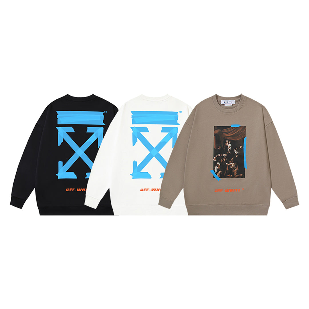 OFF-Whlte Arrow logo sports sweatshirt#7