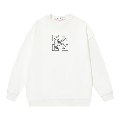 OFF-Whlte Arrow logo sports sweatshirt#114