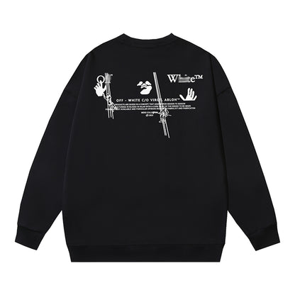 OFF-Whlte Arrow logo sports sweatshirt#114