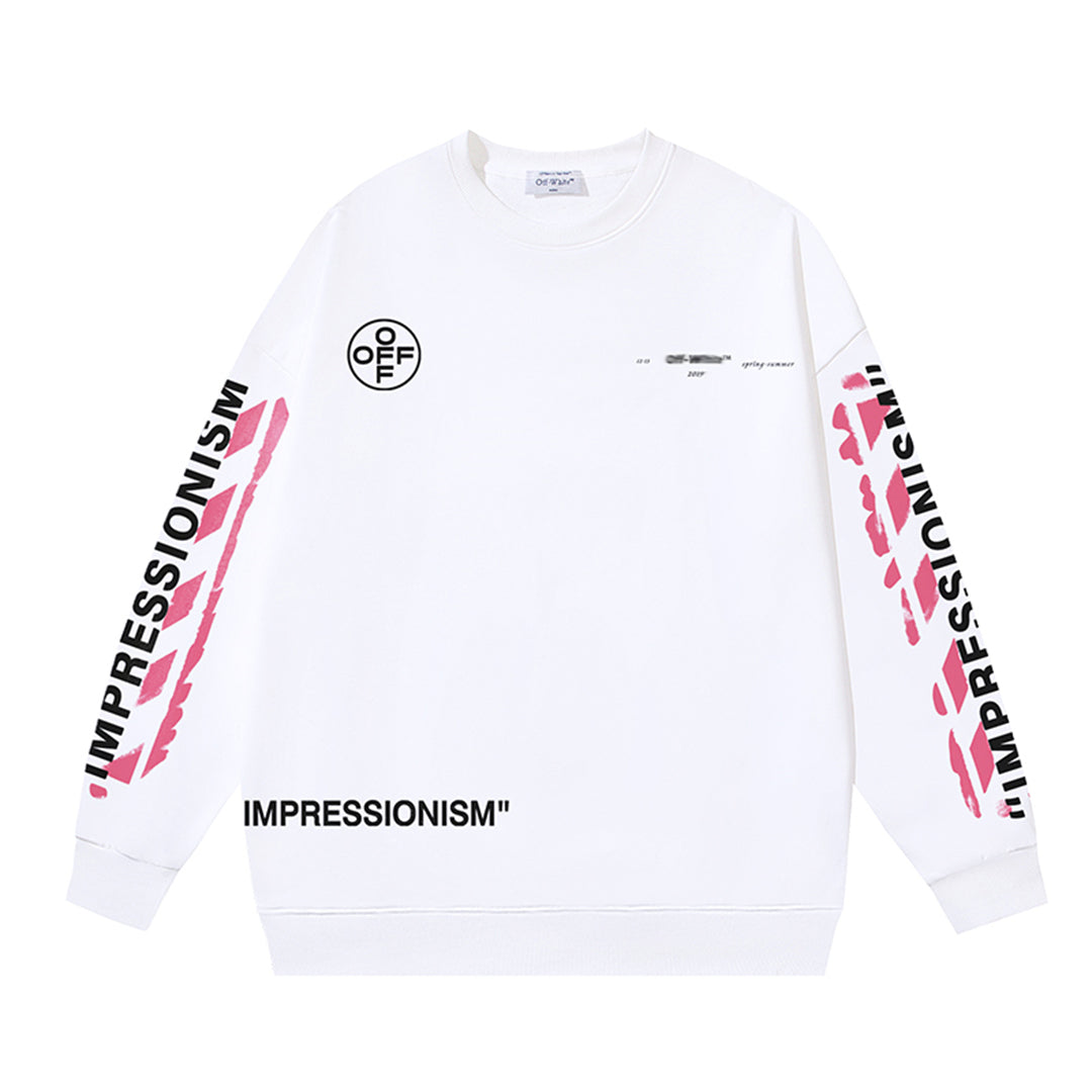 OFF-Whlte Arrow logo sports sweatshirt#2