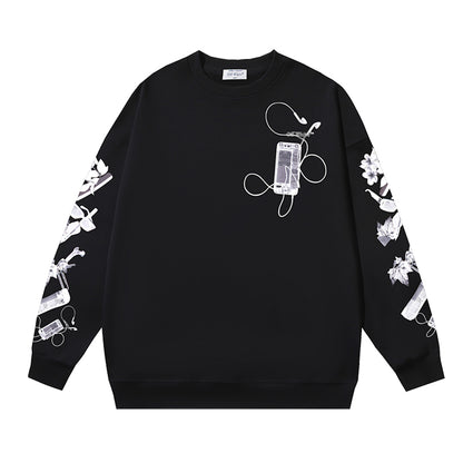 OFF-Whlte Arrow logo sports sweatshirt#1028