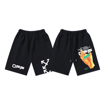 OFF-Whlte arrow print shorts#15